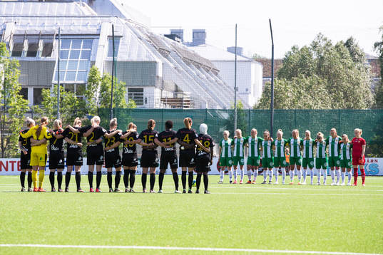 Umeås och Hammarbys spelare