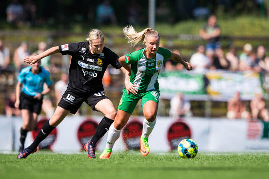 Umeås Nikolina Lundin Lundström och Hammarbys Louise