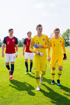 Jørgen Strand Larsen, Jesper Daland, goalkeeper Kristoffer