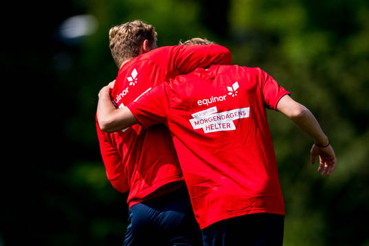 Two players of Norway