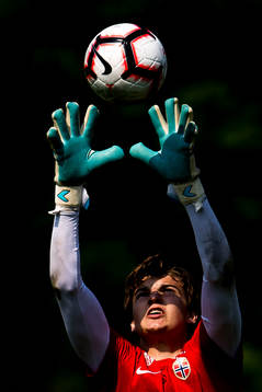 Goalkeeper Andreas Hippe Fagereng of Norway