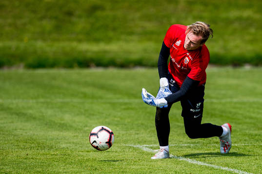 Goalkeeper Kristoffer Klaesson of Norway