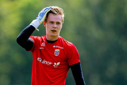 Goalkeeper Kristoffer Klaesson of Norway