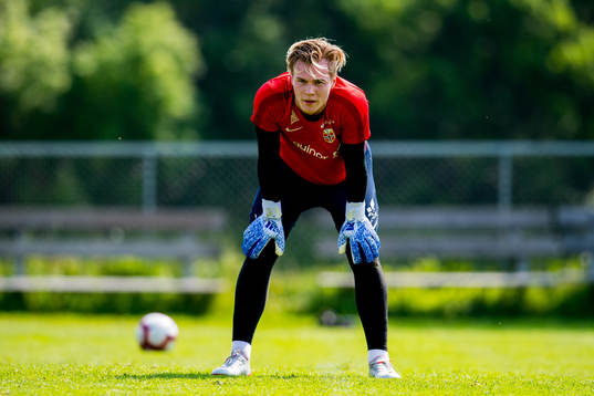 Goalkeeper Kristoffer Klaesson of Norway