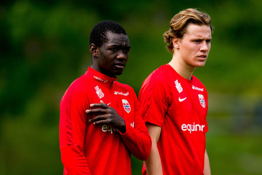 Joshua Kitolano and Mikael Ugland of Norway