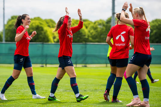 Ingrid Syrstad Engen, Maren Nævdal Mjelde and Maria