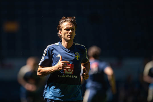 Albin Ekdal of the Swedish national football team