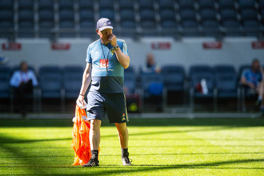 Head coach Janne Andersson of the Swedish national football