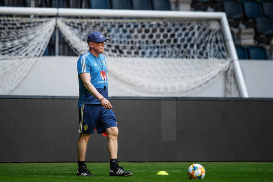 Head coach Janne Andersson of the Swedish national football