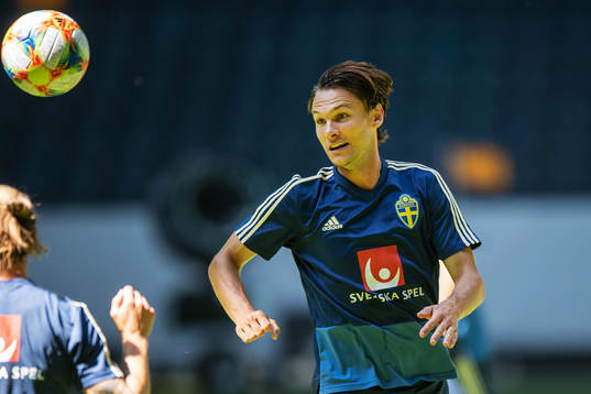 Albin Ekdal of the Swedish national football team