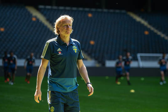 Team manager Stefan Pettersson of the Swedish national