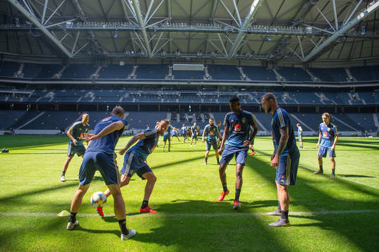 Per Karlsson, Alexander Milosevic, Alexander Isak and John