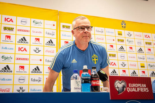 Head coach Janne Andersson of the Swedish national football