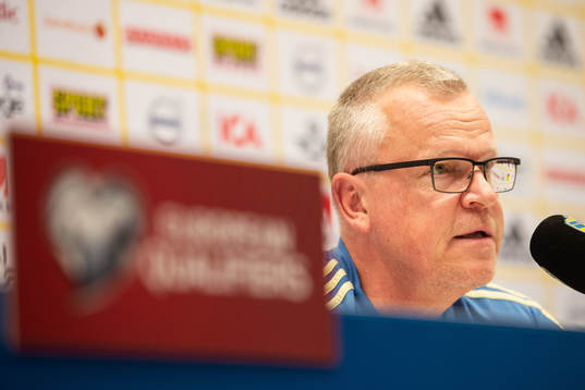 Head coach Janne Andersson of the Swedish national football