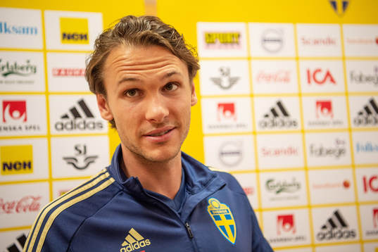 Albin Ekdal of the Swedish national football team