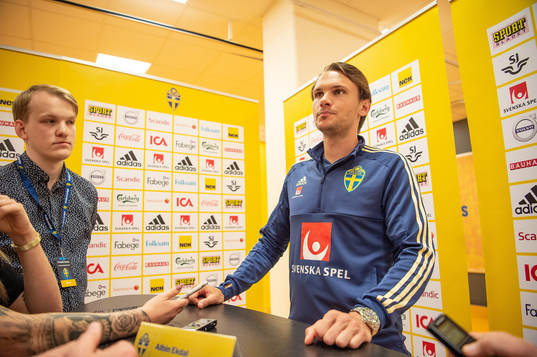 Albin Ekdal of the Swedish national football team