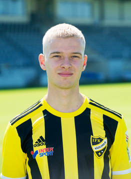 IFK Hässleholms Victor Holmberg i Hässleholm 6 juni 2019