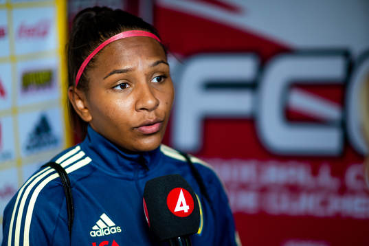 Madelen Janogy of Swedish national women football team