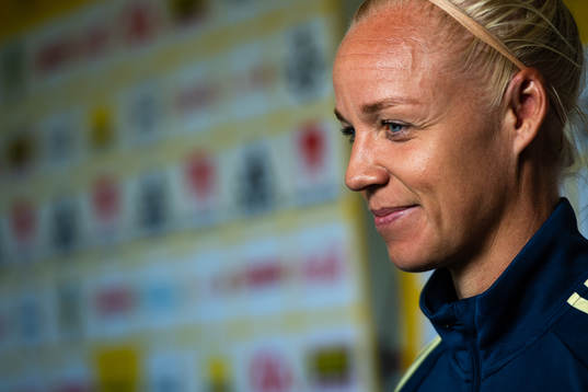 Caroline Seger of Swedish national women football team