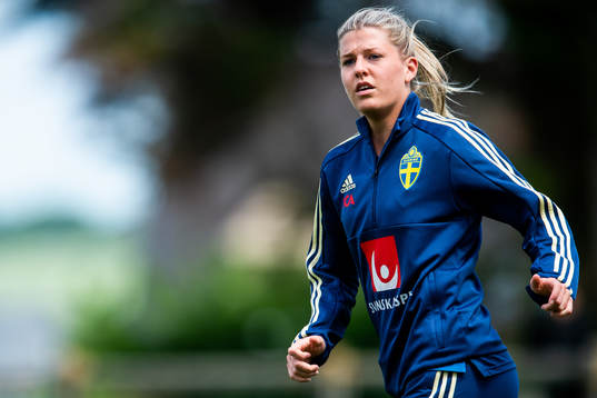 Olivia Schough of Swedish national women football team