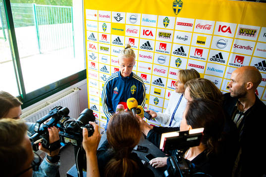 Caroline Seger of Swedish national women football team