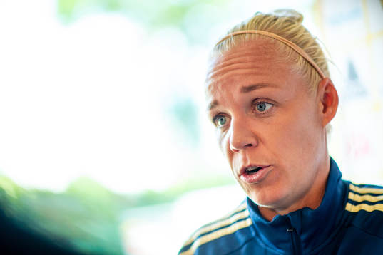 Caroline Seger of Swedish national women football team