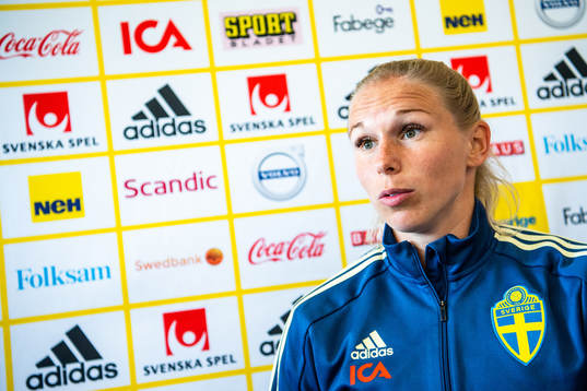 Jonna Andersson of Swedish national women football team