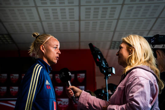 Caroline Seger of Swedish national women football team