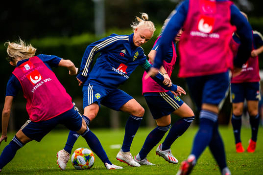 Caroline Seger of Swedish national women football team