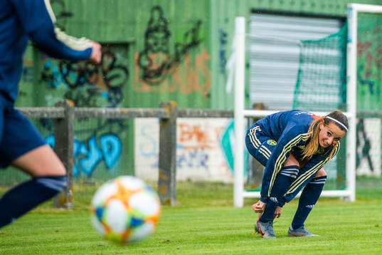 Kosovare Asllani of Swedish national women football team in