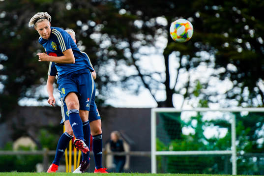 Lina Hurtig of Swedish national women football team