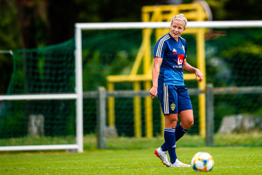 Hanna Glas of Swedish national women football team