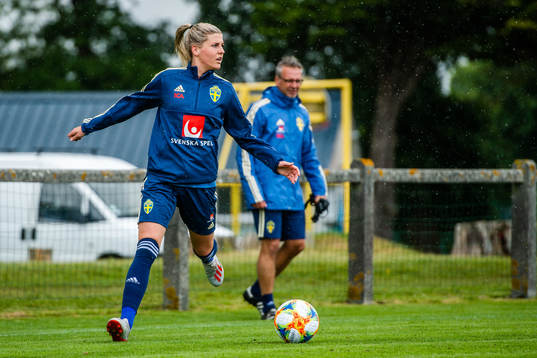 Olivia Schough of Swedish national women football team