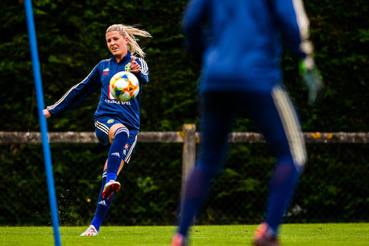 Olivia Schough of Swedish national women football team