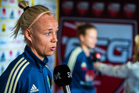 Caroline Seger of Swedish national women football team