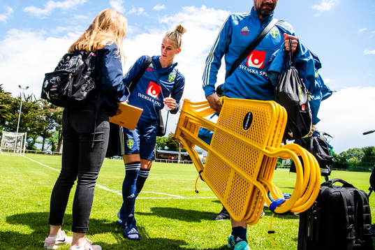 Sofia Jakobsson of Swedish national women football team