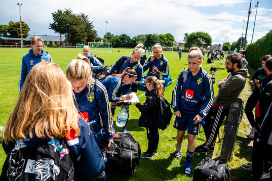 Mimmi Larsson, Kosovare Asllani , Sofia Jakobsson,