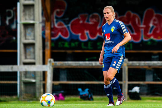 Jonna Andersson of Swedish national women football team