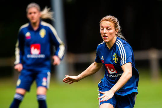 Mimmi Larsson of Swedish national women football team