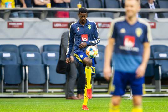 Alexander Isak of Sweden