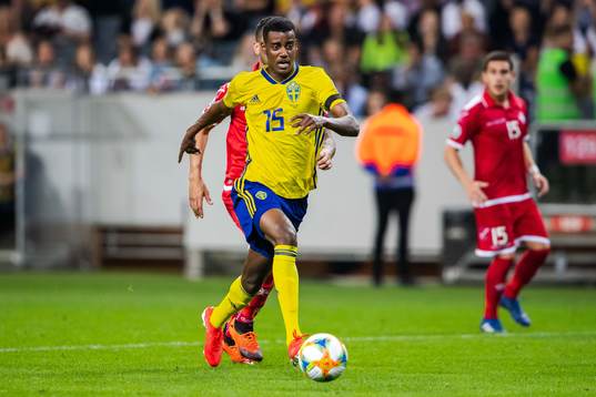 Alexander Isak of Sweden