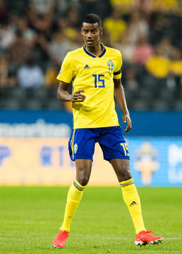 Alexander Isak of Sweden