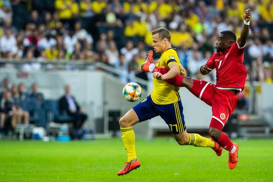 Viktor Claesson of Sweden and Jonathan Caruana of Malta