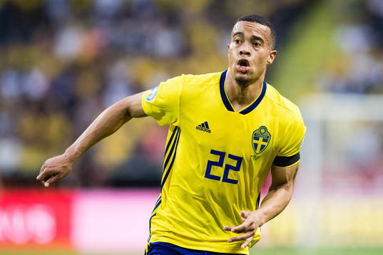 Robin Quaison of Sweden