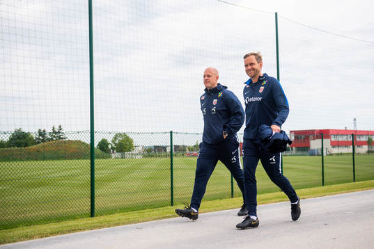 Anders Jacobson, assistant coach of Norway, and Martin