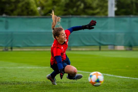 Goalkeeper Cecilie Hauståker Fiskerstrand of Norway