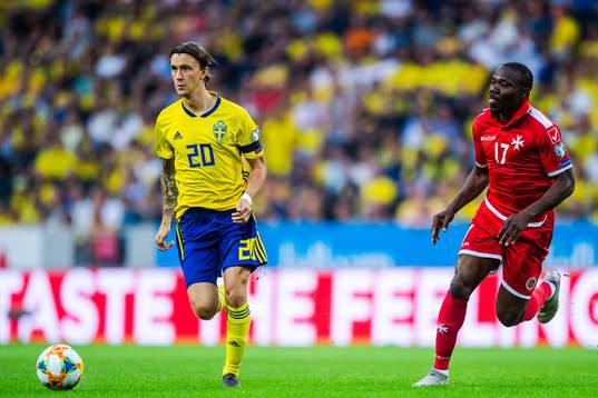 Kristoffer Olsson of Sweden and Jake Grech of Malta