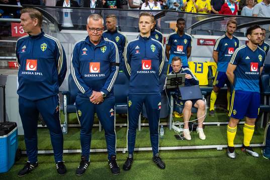 Assistant coach Peter Wettergren and head coach Janne