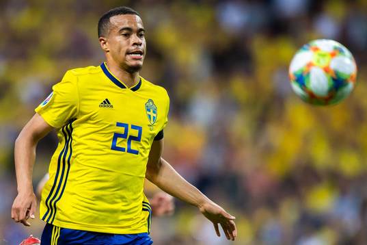 Robin Quaison of Sweden