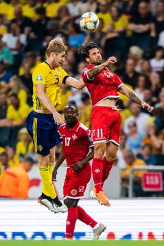 Filip Helander of Sweden and Joseph Zerafa of Malta